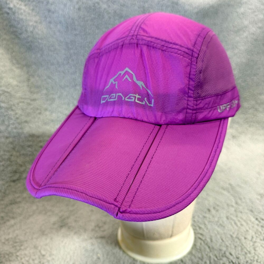 PENGTU Outdoor Foldable Baseball Hat Mens One Size Purple UPF 50+ Mesh Hiking